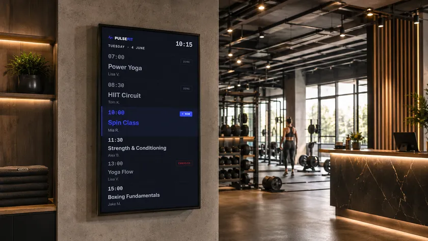 Digital Signage for Fitness Studios: Everything You Need to Get Started